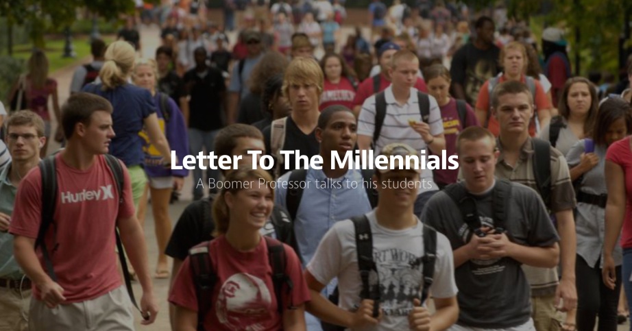 letter to the millennials